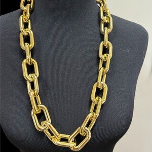 Chunky Chain Necklace-Gold
